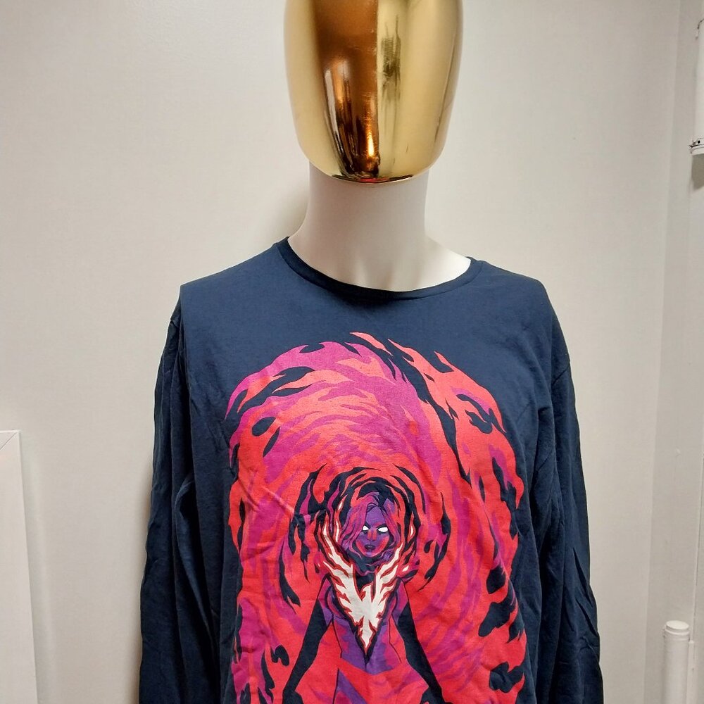 Marvel Becky Collectable Long Sleeves   Orange Pinkie  T Shirt  Large